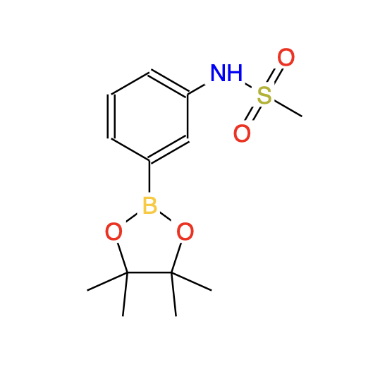 3-甲磺酰氨苯基硼酸频那醇酯,3-METHANESULFONYLAMINOPHENYLBORONIC ACID, PINACOL ESTER
