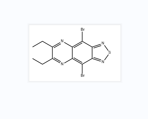 4,9-二溴-6,7-二乙基[1,2,5]-噻二唑[3,4-g]喹啉,4,9-dibromo-6,7-diethyl-[1,2,5]thiadiazolo[3,4-g]quinoxaline