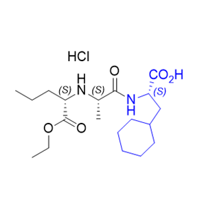 培哚普利杂质14,(S)-3-cyclohexyl-2-((S)-2-(((S)-1-ethoxy-1-oxopentan-2-yl)amino)propanamido)propanoic acid hydrochloride