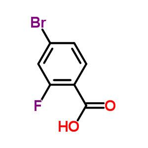 4-溴-2-氟苯甲酸,4-Bromo-2-fluorobenzoic acid