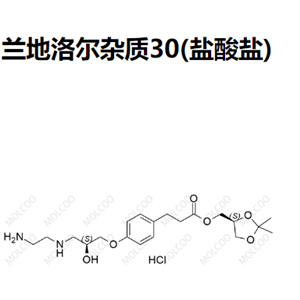 兰地洛尔杂质30   	C20H32N2O6.HCl 