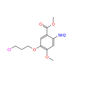 2-氨基-5-(3-氯丙氧基)-4-甲氧基苯甲酸甲酯
