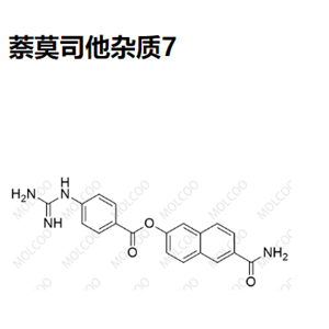 萘莫司他杂质7  C19H16N4O3 