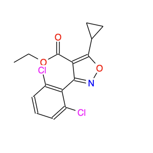 5-环丙基-3-(2,6-二氯苯基)异噁唑-4-羧酸乙酯