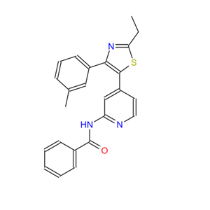 N-(4-(2-乙基-4-(3-甲基苯基)噻唑-5-基)吡啶-2-基)苯甲酰胺