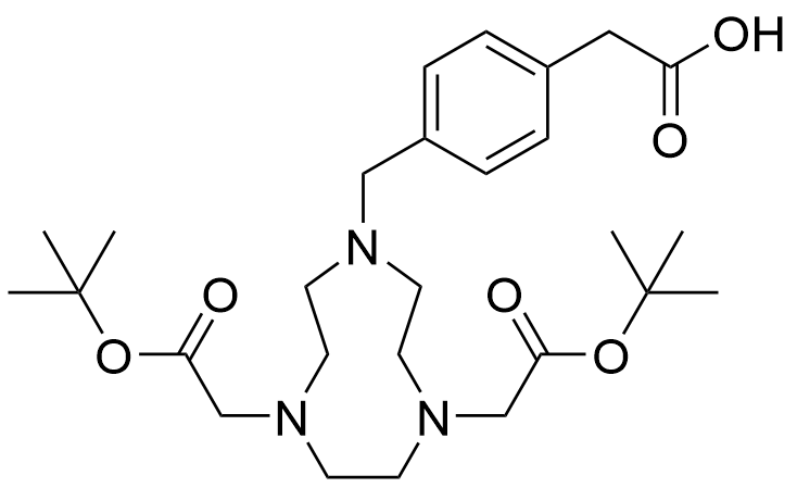 2-{4-[(4,7-bis-tert-butoxycarbonylmethyl)-[1,4,7]-triazacyclononan-1-yl methyl]phenyl}acetic acid,2-{4-[(4,7-bis-tert-butoxycarbonylmethyl)-[1,4,7]-triazacyclononan-1-yl methyl]phenyl}acetic acid