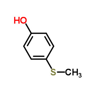 对甲硫基苯酚,4-(methylsulfanyl)phenol