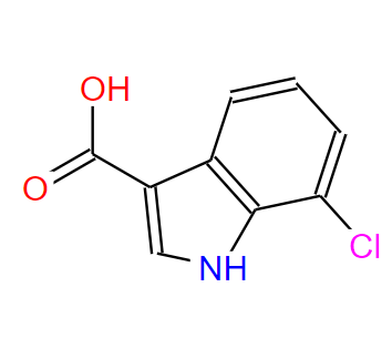7-氯吲哚-3-羧酸,7-CHLORO-1H-INDOLE-3-CARBOXYLICACID