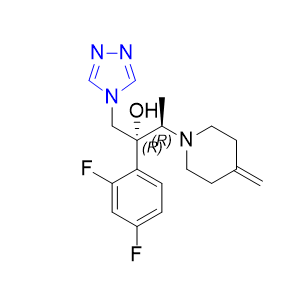 艾氟康唑杂质09,(2R,3R)-2-(2,4-difluorophenyl)-3-(4-methylenepiperidin-1-yl)-1-(4H-1,2,4-triazol-4-yl)butan-2-ol