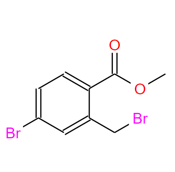 4-溴代-2-溴甲基苯甲酸甲酯,methyl4-bromo-2-(bromomethyl)benzoate