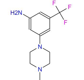 3-(4-甲基哌嗪-1-基)-5-(三氟甲基)苯胺,3-(4-methyl-1-piperazinyl)-5-(trifluoromethyl)benzenamine