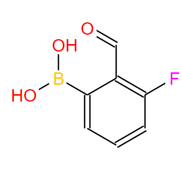 3-氟-2-甲酰基苯硼酸,3-Fluoro-2-formylphenylboronicacid