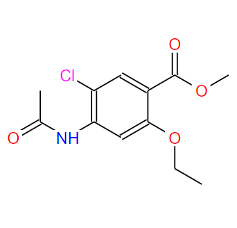 4-乙酰氨基-5-氯-2-乙氧基苯甲酸甲酯,Methyl 4-acetylamino-5-chloro-2-ethoxy-benzoate