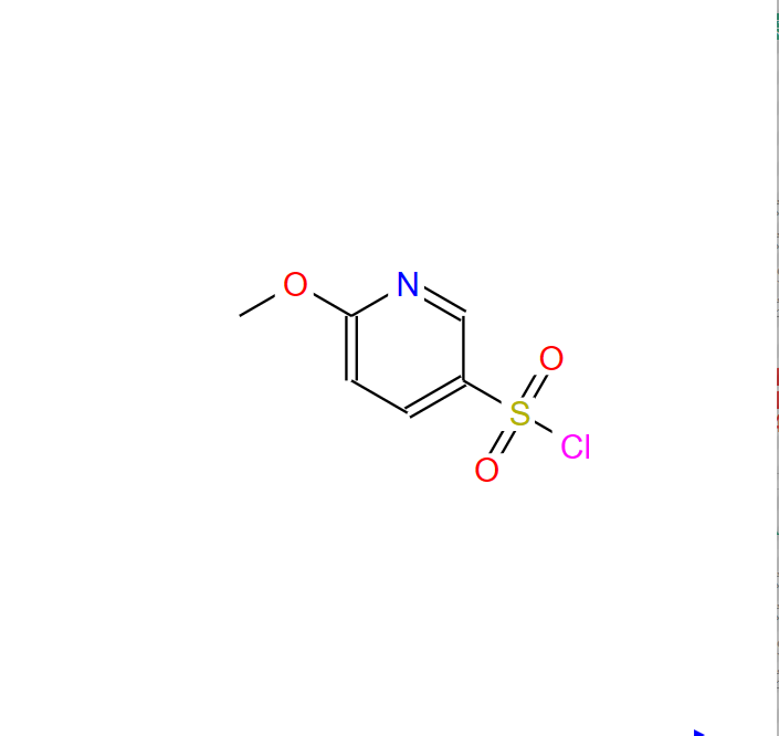 6-甲氧基吡啶- 3 -磺酰氯,6-METHOXY-PYRIDINE-3-SULFONYL CHLORIDE