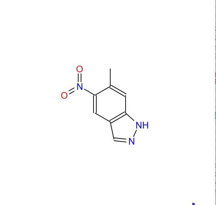 5-硝基-6-甲基-1H吲唑,5-NITRO-6-METHYL (1H)INDAZOLE