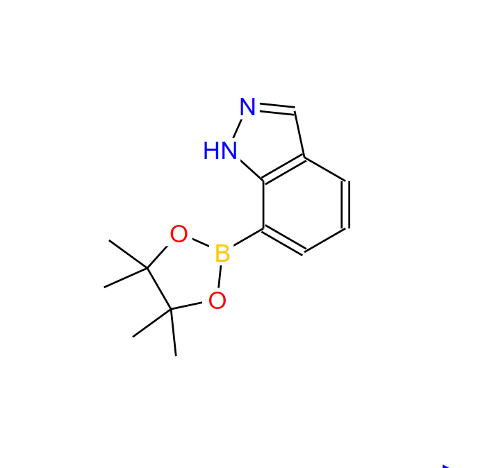 吲唑-7-硼酸频哪醇酯,7-(4,4,5,5-TETRAMETHYL-[1,3,2]DIOXABOROLAN-2-YL)-1H-INDAZOLE