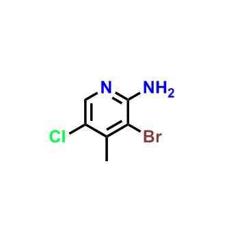 3-溴-5-氯-4-甲基吡啶-2-胺,3-Bromo-5-chloro-4-methylpyridin-2-amine
