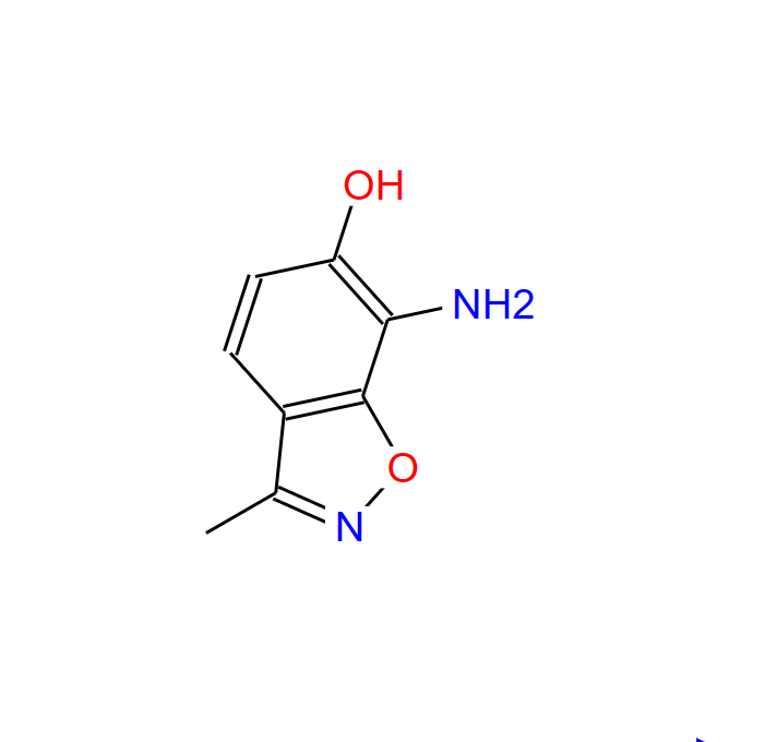 7-氨基-3-甲基苯并[D]異噁唑-6-醇,1,2-Benzisoxazol-6-ol,7-amino-3-methyl-(9CI)