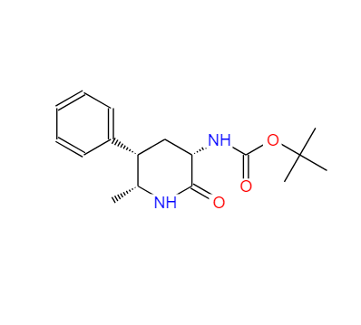 乌布吉泮手性中间体,tert-butyl ((3S,5S,6R)-6-methyl-2-oxo-5-phenylpiperidin-3-yl)carbamate