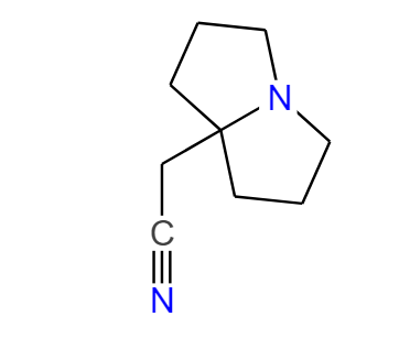 7Α-双稠吡咯啶-乙腈,1H-Pyrrolizine-7a(5H)-acetonitrile,tetrahydro-(9CI)