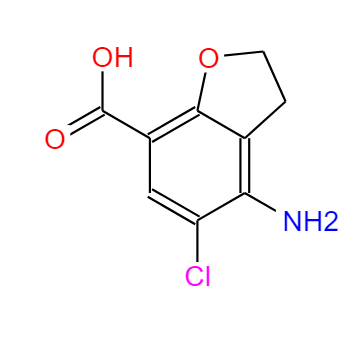 4-氨基-5-氯-2,3-二氫苯并呋喃-7-羧酸,4-AMino-5-chloro-2,3-dihydrobenzo[b]furan-7-carboxylic acid