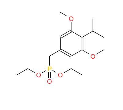 P-[3,5-二甲氧基-4-(2-丙基）苯基]-甲基磷酸二乙酯,Phosphonic acid, p-[[3,5-dimethoxy-4-(1-methylethyl)phenyl]methyl]-, diethyl ester