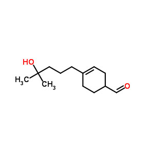 新铃兰醛,4-(4-hydroxy-4-methylpentyl)cyclohex-3-ene-1-carbaldehyde