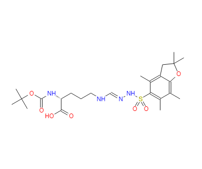 N-(叔丁氧羰基)-2,2,4,6,7-五甲基二氢苯并呋喃-5-磺酰-D-精氨酸,Boc-D-Arg(Pbf)-OH