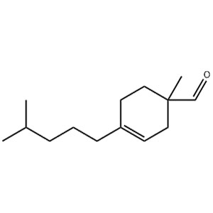 鲜草醛,1-methyl-4-(4-methylpentyl)cyclohex-3-ene-1-carbaldehyde
