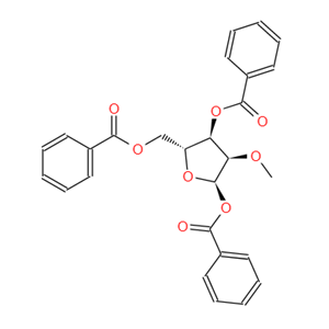 1,3,5-三苯甲酰氧基-2-甲氧基-D-核糖,1,3,5-Tri-O-benzoyl-2-O-Methyl-D-ribose