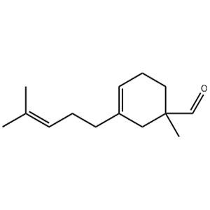甲基柑青醛,1-methyl-3-(4-methylpent-3-enyl)cyclohex-3-ene-1-carbaldehyde