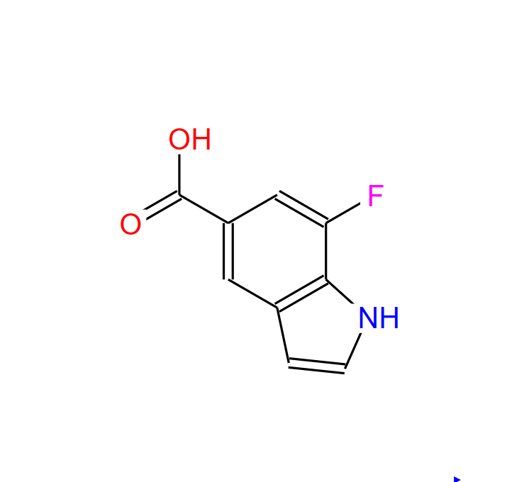 7-氟-1H-吲哚-5-羧酸,7-fluoro-1H-indole-5-carboxylic acid