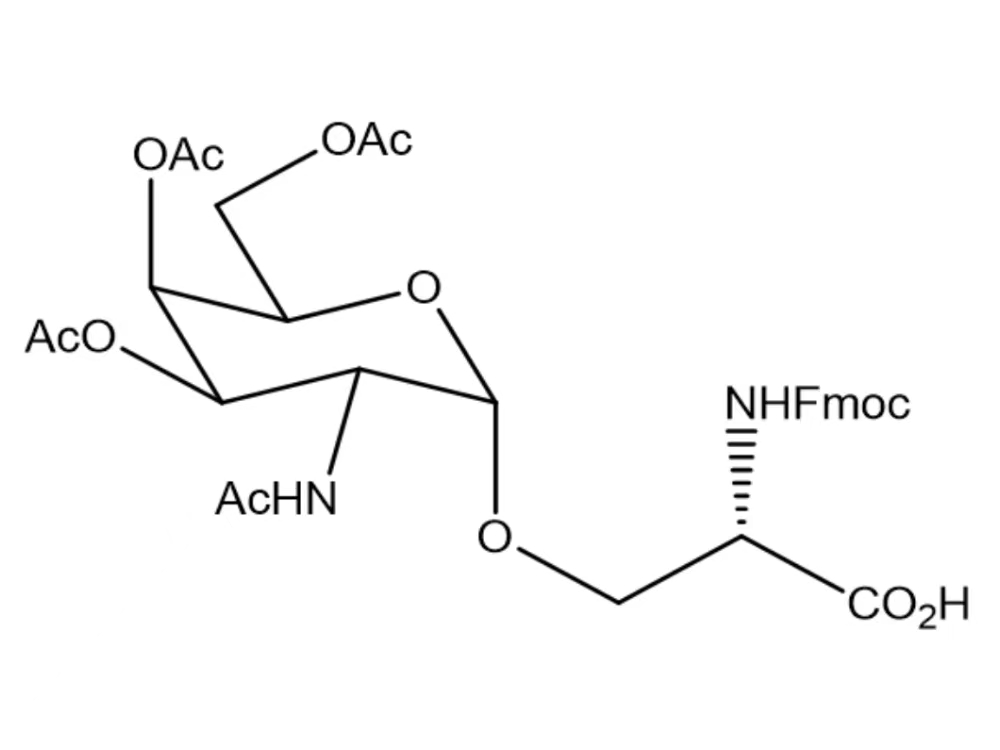 N-芴甲氧羰基-O-BETA-(2-乙酰氨基-2-脫氧-3,4,6-三-O-乙?；?ALPHA-D-吡喃半乳糖基)-L-絲氨酸,FMOC-SER(GALNAC(AC)3-ALPHA-D)-OH