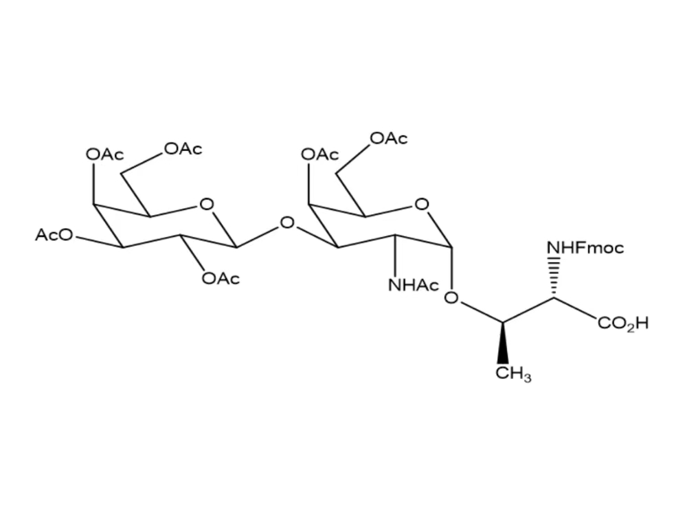 Fmoc-Thr(Ac4Galβ1-3Ac2GalNAcα)-OH,Fmoc-L-Thr[alpha-(Gal-beta(1-3)-GalNAc)]-OH peracetate