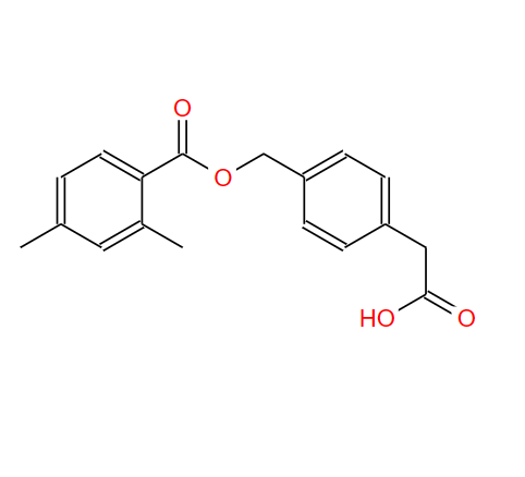 2-(4-(((2,4-二甲基苯甲?；?氧基)甲基)苯基)乙酸,2-(4-(((2,4-dimethylbenzoyl)oxy)methyl)phenyl)acetic acid