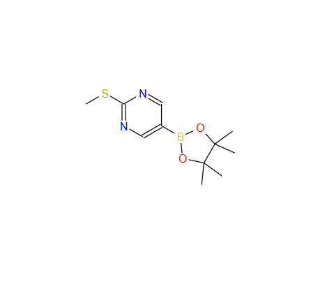 2-甲基硫代嘧啶-5-硼酸频那酯,2-(METHYLTHIO)PYRIMIDINE-5-BORONIC ACID PINACOL ESTER