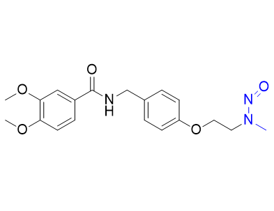 伊托必利杂质03,3,4-dimethoxy-N-(4-(2-(methyl(nitroso)amino)ethoxy)benzyl) benzamide