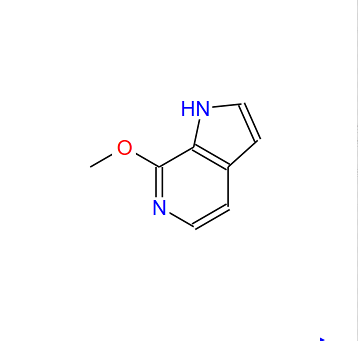 7-甲氧基-6-氮杂吲哚,1H-Pyrrolo[2,3-c]pyridine,7-methoxy-(9CI)