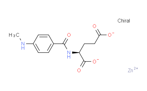 对甲氨基苯甲酰-L-谷氨酸锌,N-[4-(Methylamino)benzoyl]-L-glutamicacidzincsalt