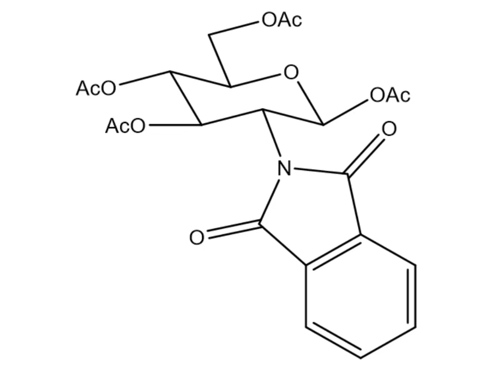 1,3,4,6-四-O-乙酰基-2-脱氧-2-邻苯二甲酰亚氨基-β-D-吡喃葡萄糖苷,1,3,4,6-Tetra-O-acetyl-2-deoxy-2-phthalimido-β-D-glucopyranose