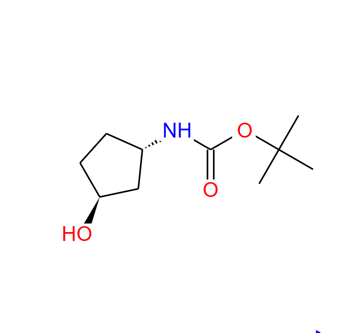 N-[(1S,3S)-3-羟基环戊基]氨基甲酸叔丁酯,Carbamic acid, (3-hydroxycyclopentyl)-, 1,1-dimethylethyl ester, (1S-trans)-