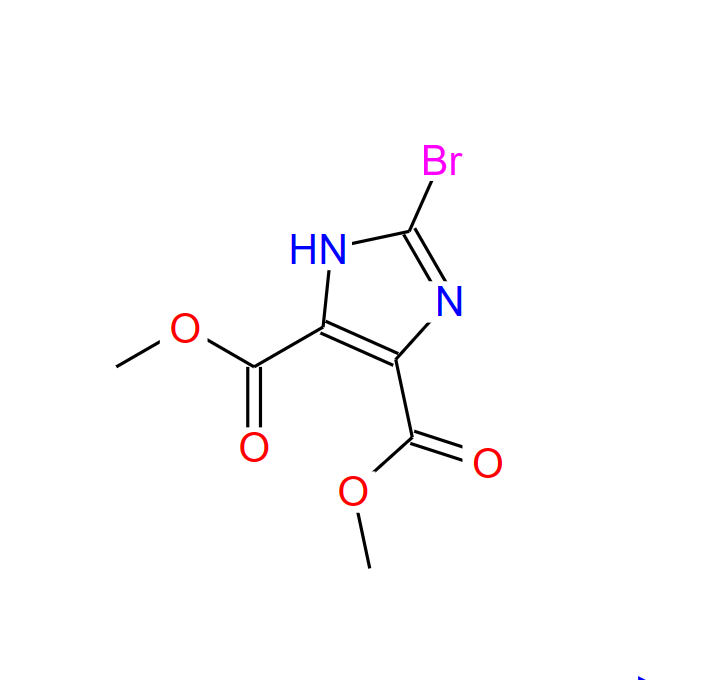 2-溴-1H-咪唑-4,5-二甲酸二甲酯,1H-Imidazole-4,5-dicarboxylic acid, 2-bromo-, 4,5-dimethyl ester