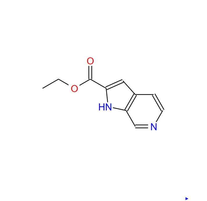 1H-吡咯并[2,3-C]吡啶-2-羧酸乙酯,1H-PYRROLO[2,3-C]PYRIDINE-2-CARBOXYLIC ACID ETHYL ESTER