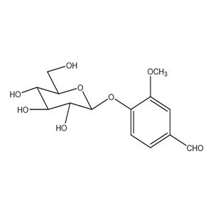 4-(β-D-葡萄糖基)-3-甲氧基苯甲醛 494-08-6