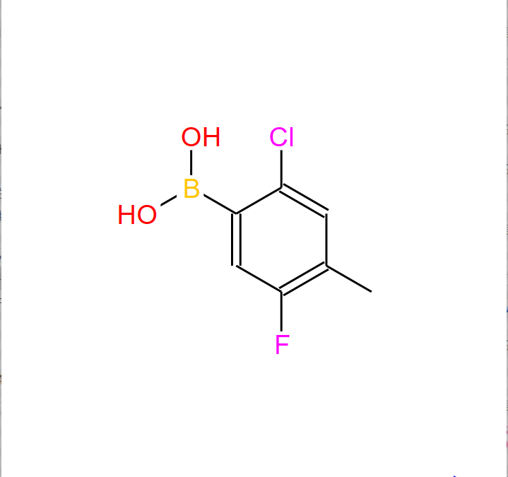 2-氯-5-氟-4-甲基苯硼酸,2-Chloro-5-fluoro-4-methylphenylboronic acid