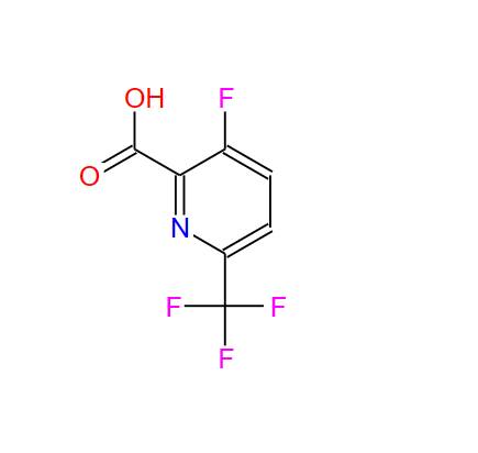 3-氟-6-三氟甲基吡啶-2-羧酸,3-Fluoro-6-(trifluoromethyl)pyridine-2-carboxylic acid