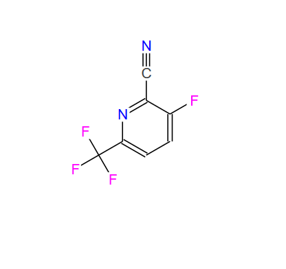 3-氟-6-三氟甲基吡啶-2-甲腈,3-Fluoro-6-(trifluoromethyl)pyridine-2-carbonitrile