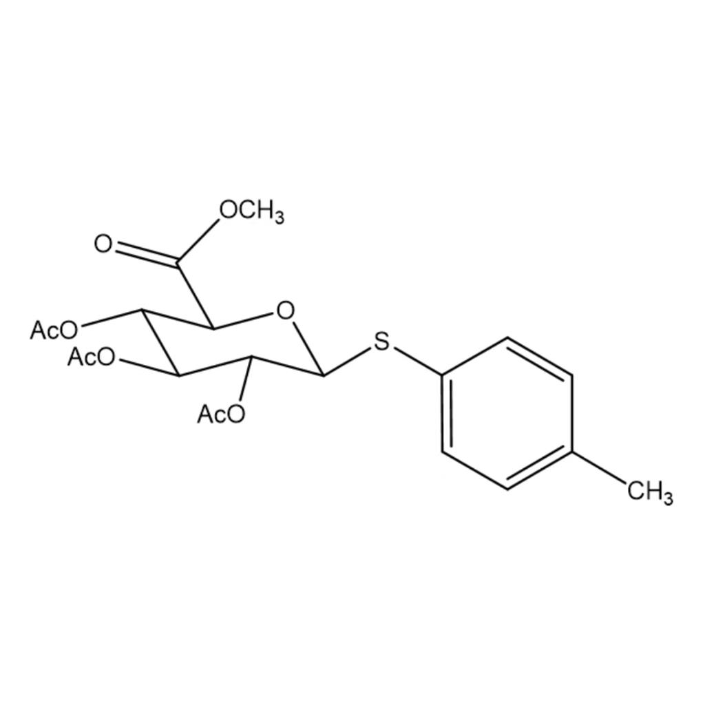 4-甲基苯基2,3,4-三-O-乙酰基-1-硫代-β-D-吡喃葡萄糖醛酸甲酯,4-Methylphenyl 2,3,4-tri-O-acetyl-1-thio-β-D-glucopyranosiduronic acid methyl ester