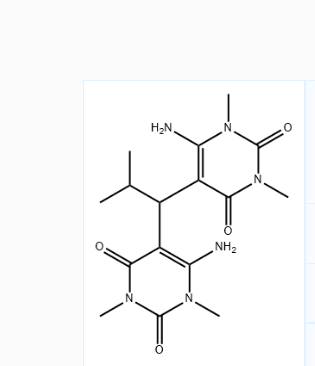 5,5'-（2-甲基亚丙基）-双[6-氨基-1,3-二甲基-2,4（1H，3H）-嘧啶二酮],2,4(1H,3H)-Pyrimidinedione, 5,5'-(2-methylpropylidene)bis[6-amino-1,3-dimethyl-