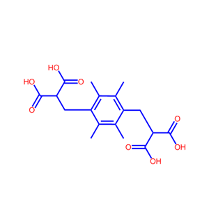 2,3,5,6-四甲基-1,,4-对苯撑-双(亚甲基)二丙二酸